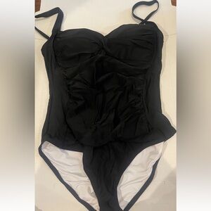 Black One-Piece Swimsuit